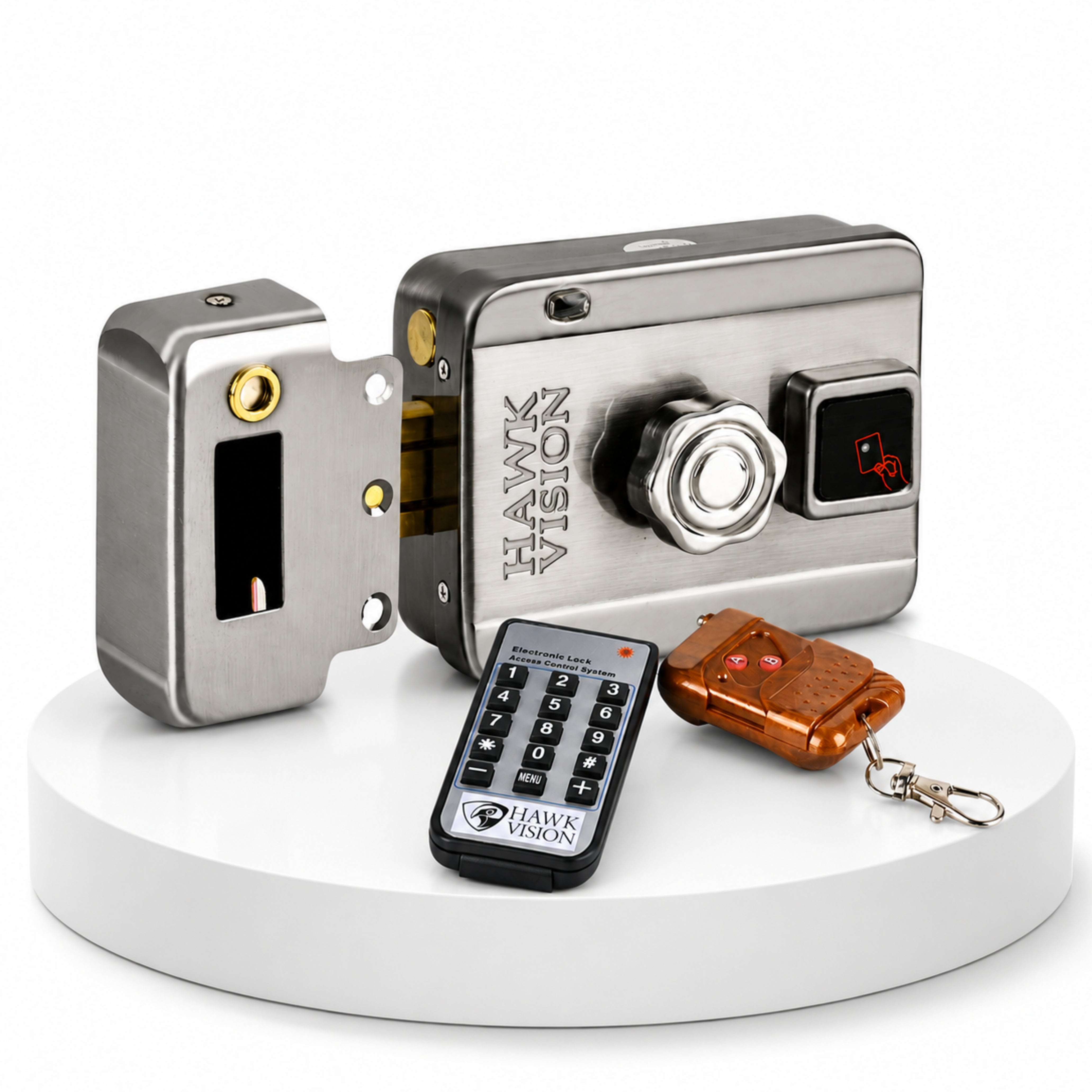 HV-DL-205M-R Intelligent Electronic Door Lock with RFID & Remote Access | Hawk Vision