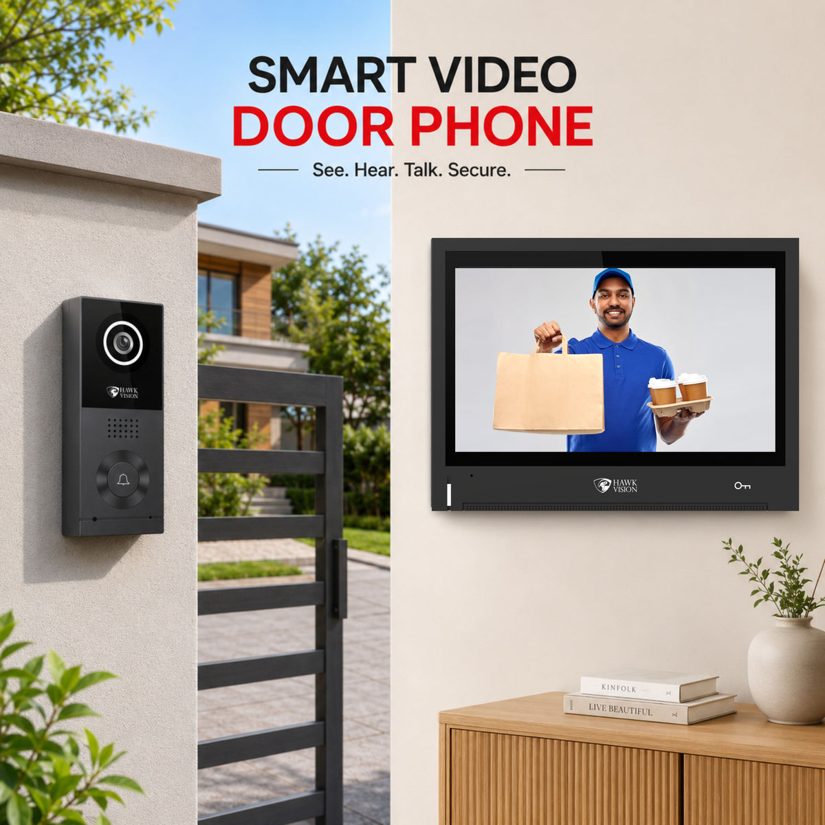 Best Video Door Phone Online WiFi VDP Single Bell Kit