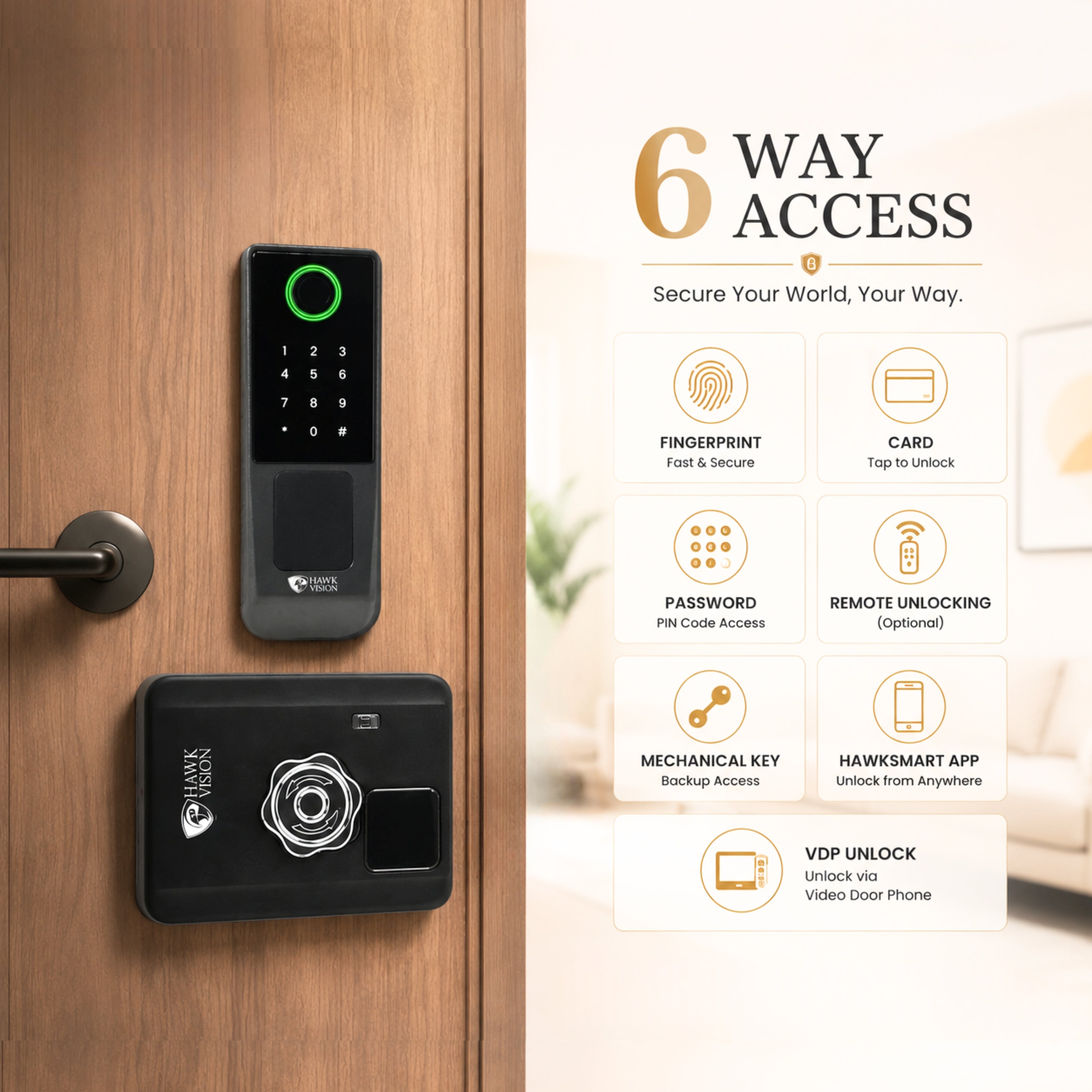 HV-SDL-F25 SMART DOOR LOCK