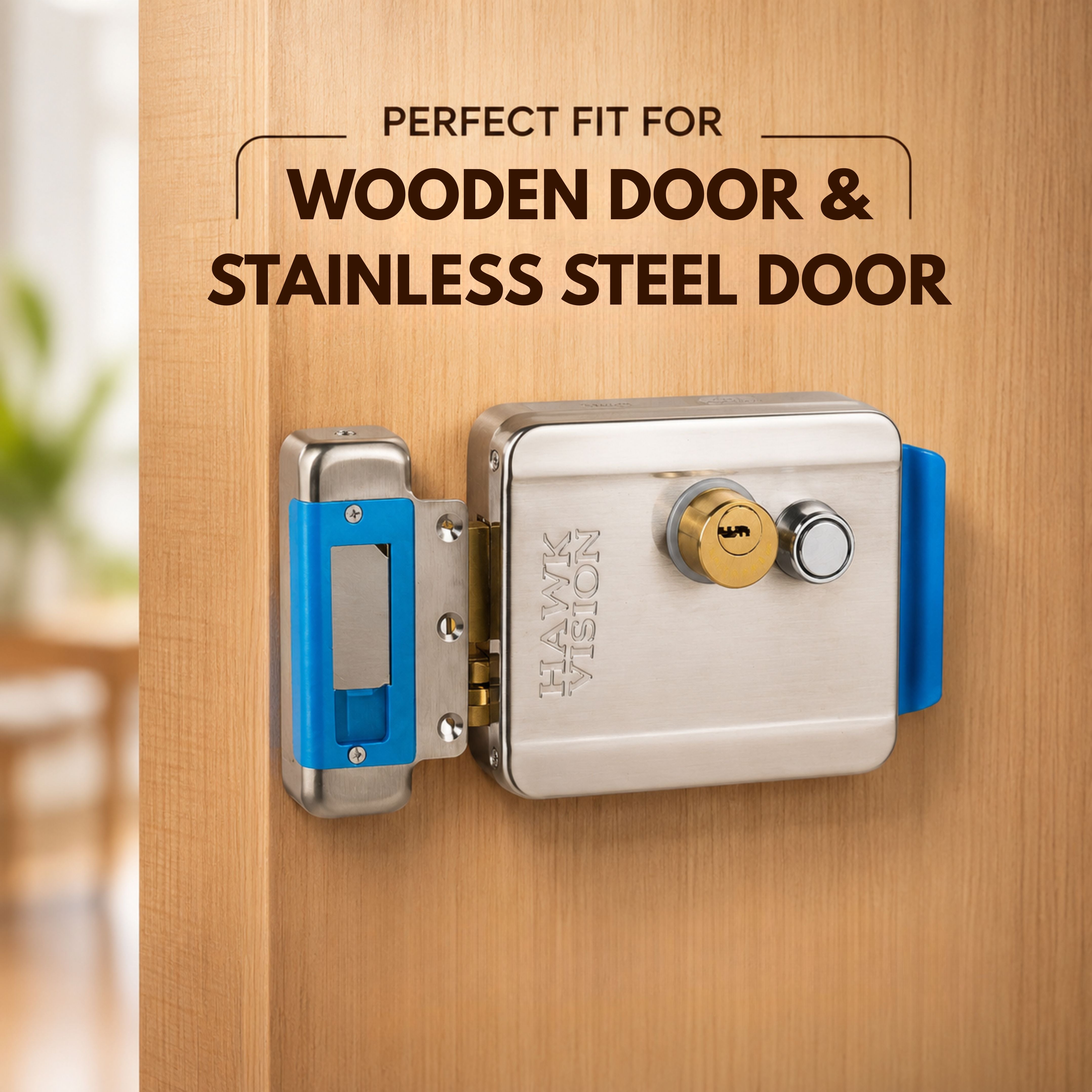 HV-DL-204 ELECTRIC DOOR LOCK WITH 5 KEYS