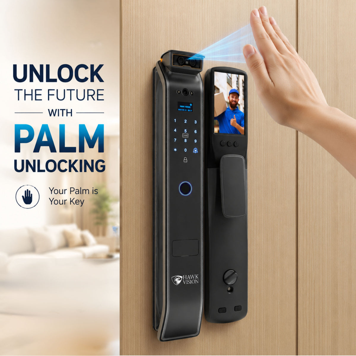 Digital Door Lock - HV-SDL-F75-M