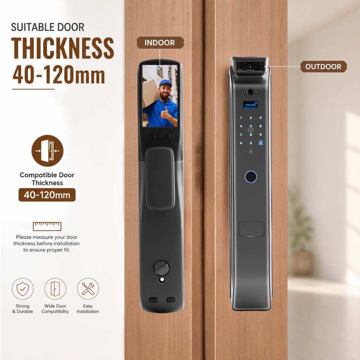 Digital Door Lock - HV-SDL-F75-M