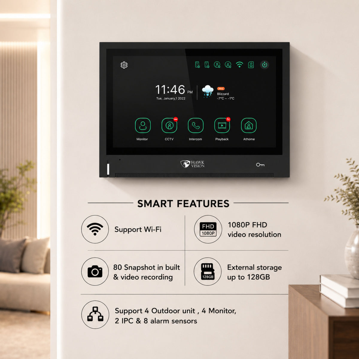 Best Video Door Phone Online WiFi VDP Single Bell Kit