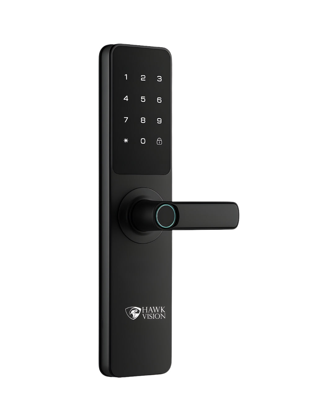 Hawk Vision HV-SDL-F23 Smart Door Lock with Fingerprint, Card, Password, Key & HawkSmart App Access