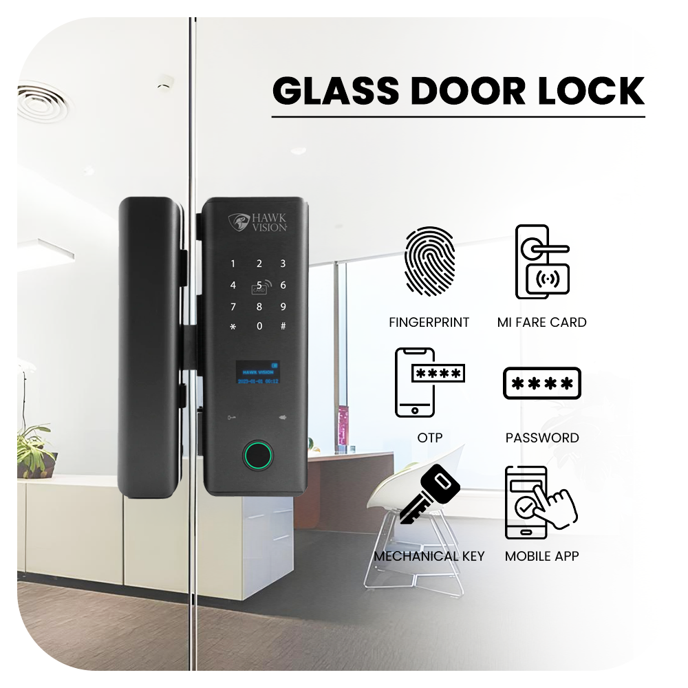 HV-SDL-GL-100R  Glass Door Lock