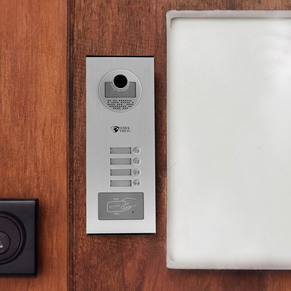 HV-D4-4-OU  FOUR BELL OUTDOOR WITH RFID FUNCTION