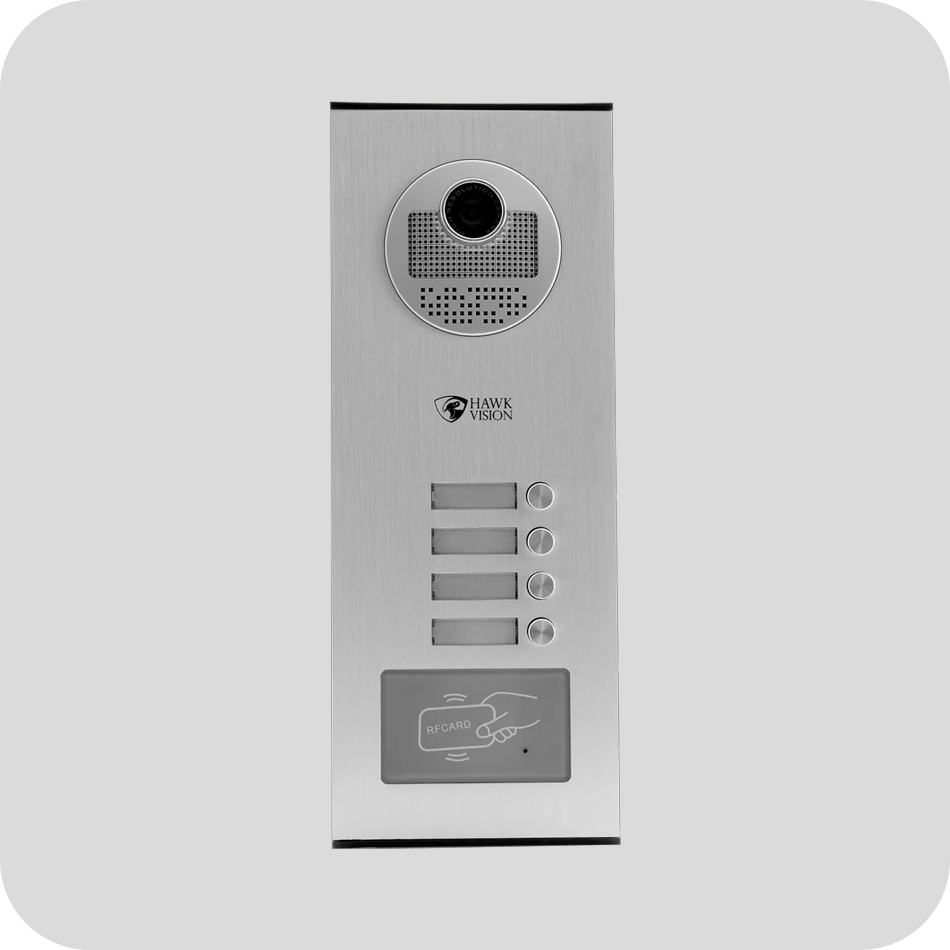 HV-D4-4-OU  FOUR BELL OUTDOOR WITH RFID FUNCTION