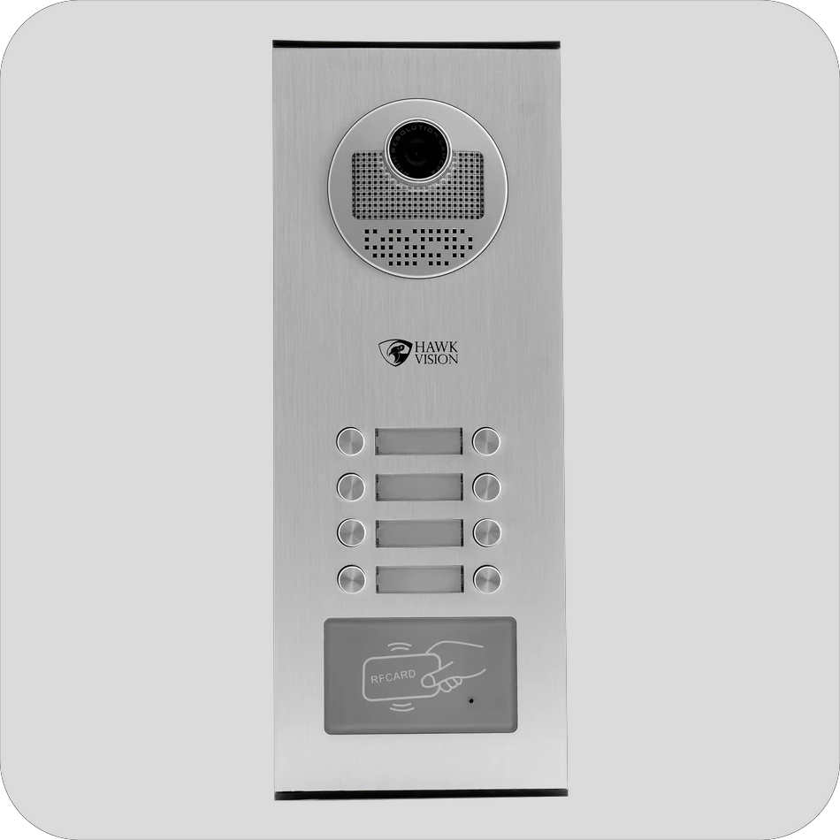 HV-D4-8-OU  EIGHT BELL OUTDOOR WITH RFID FUNCTION