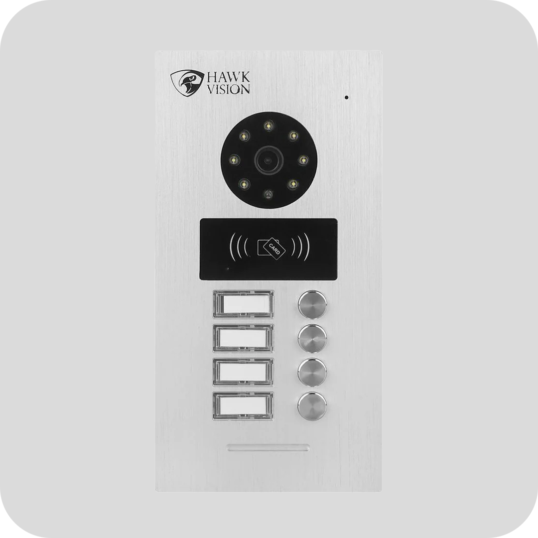 HV-E4-4-OU-R FOUR BELL OUTDOOR WITH RFID FUNCTION