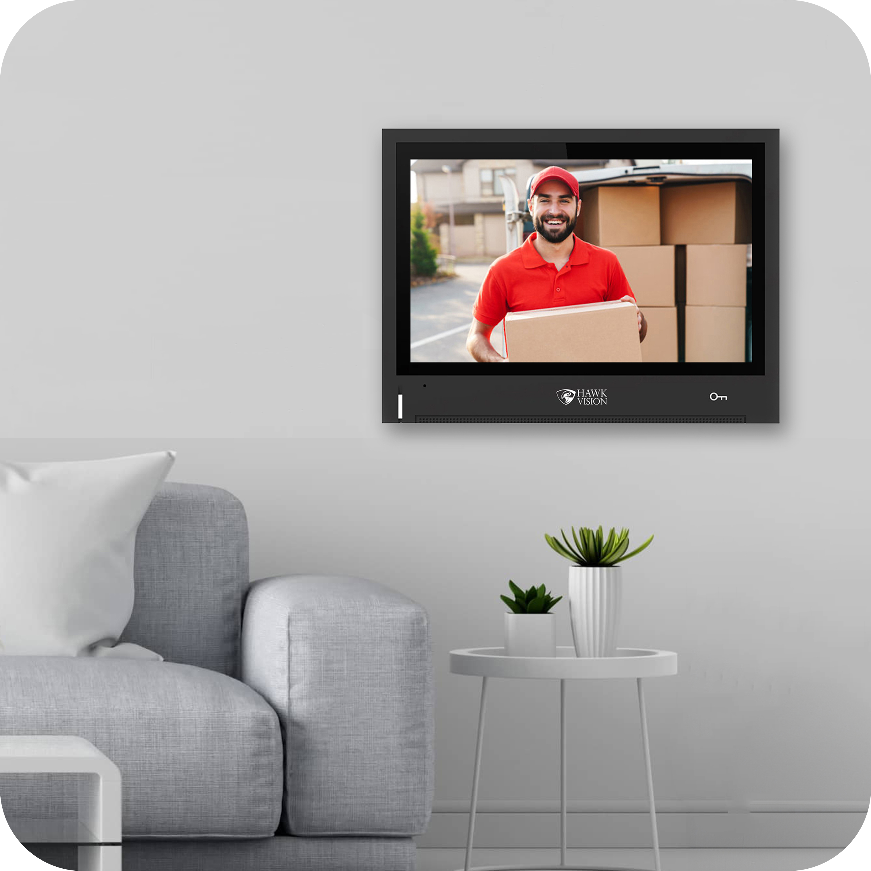 HV-IP-805  8 Inch INDOOR STATION