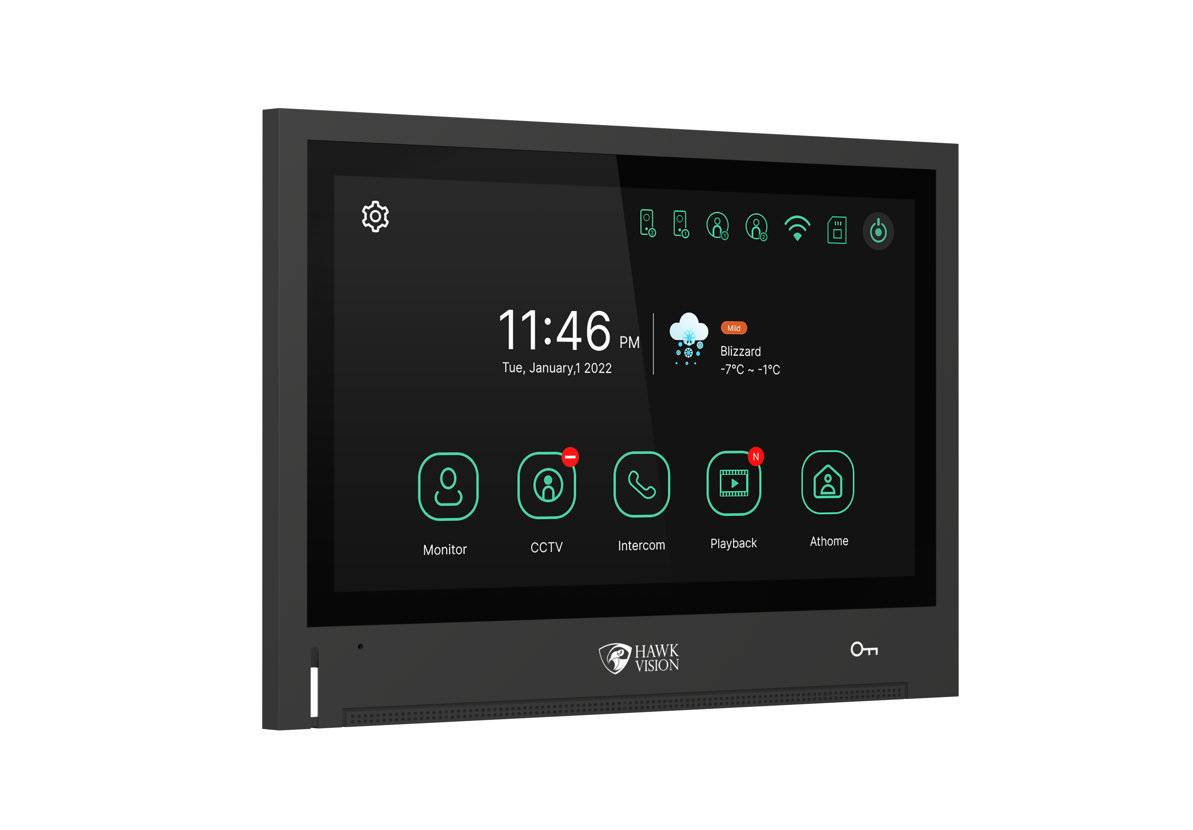 HV-IP-805  8 Inch INDOOR STATION