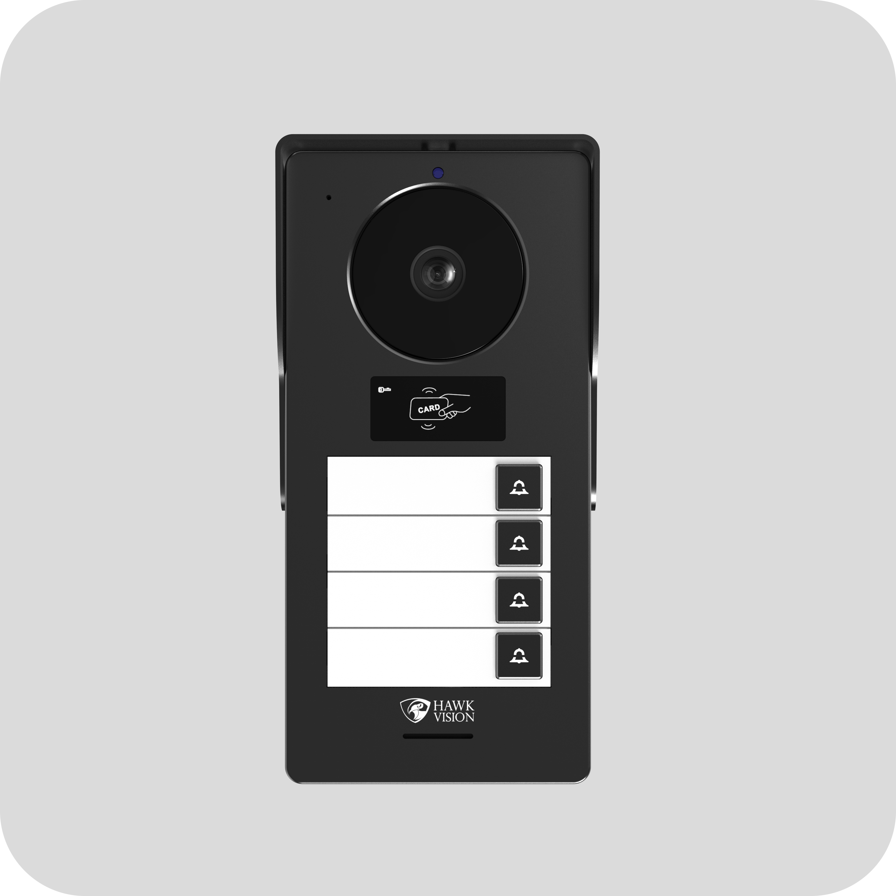 HV-IP-VH-104 FOUR BELL OUTDOOR STATION WITH RFID FUNCTION
