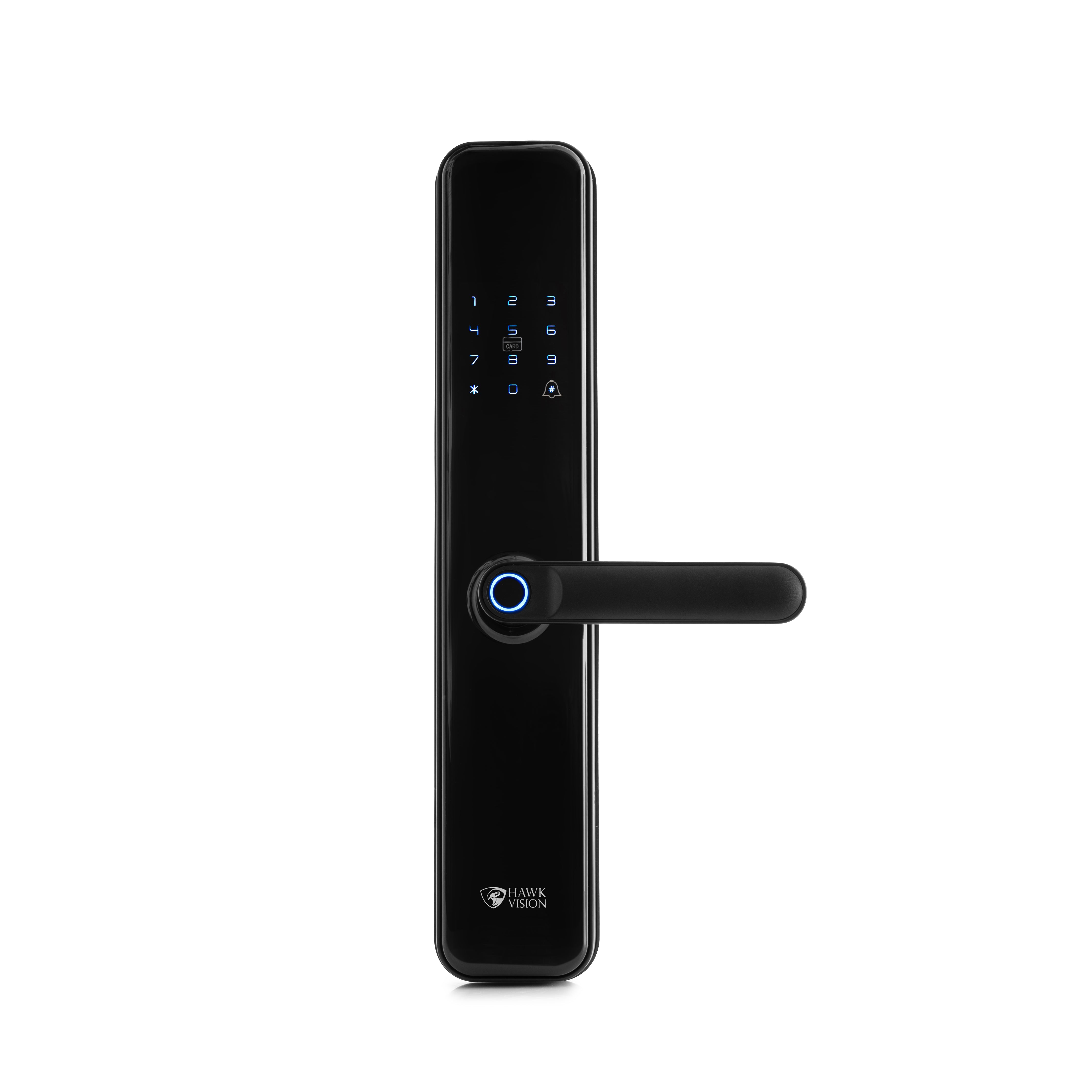 Hawk Vision HV-SDL-F52-A Smart Door Lock with Fingerprint, Card, Password, Key & HawkSmart App Access