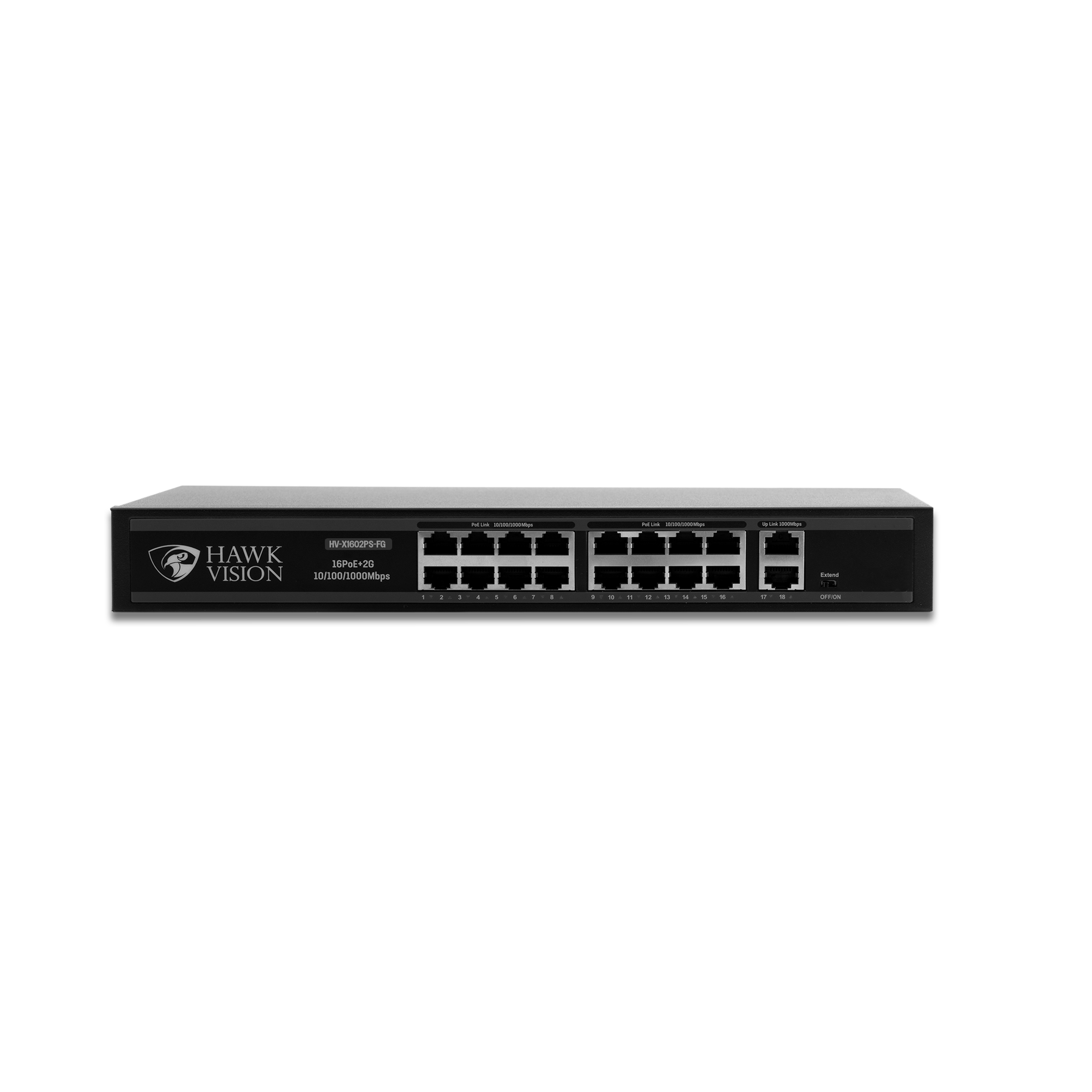 HV-X1602PS-FG 16+2+1 FULL GIGA PoE SWITCH