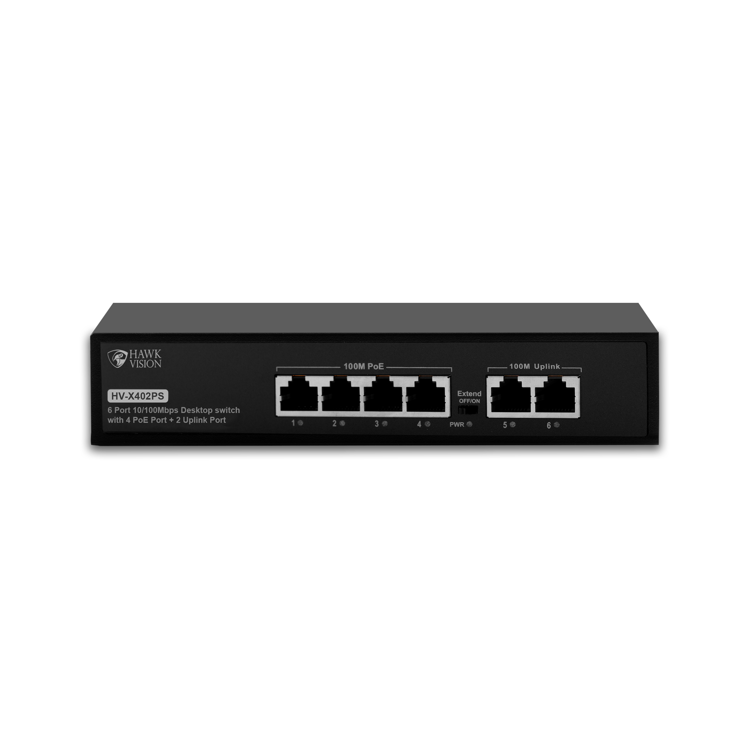 HV-X402-PS  4+2 UPLINK PoE SWITCH