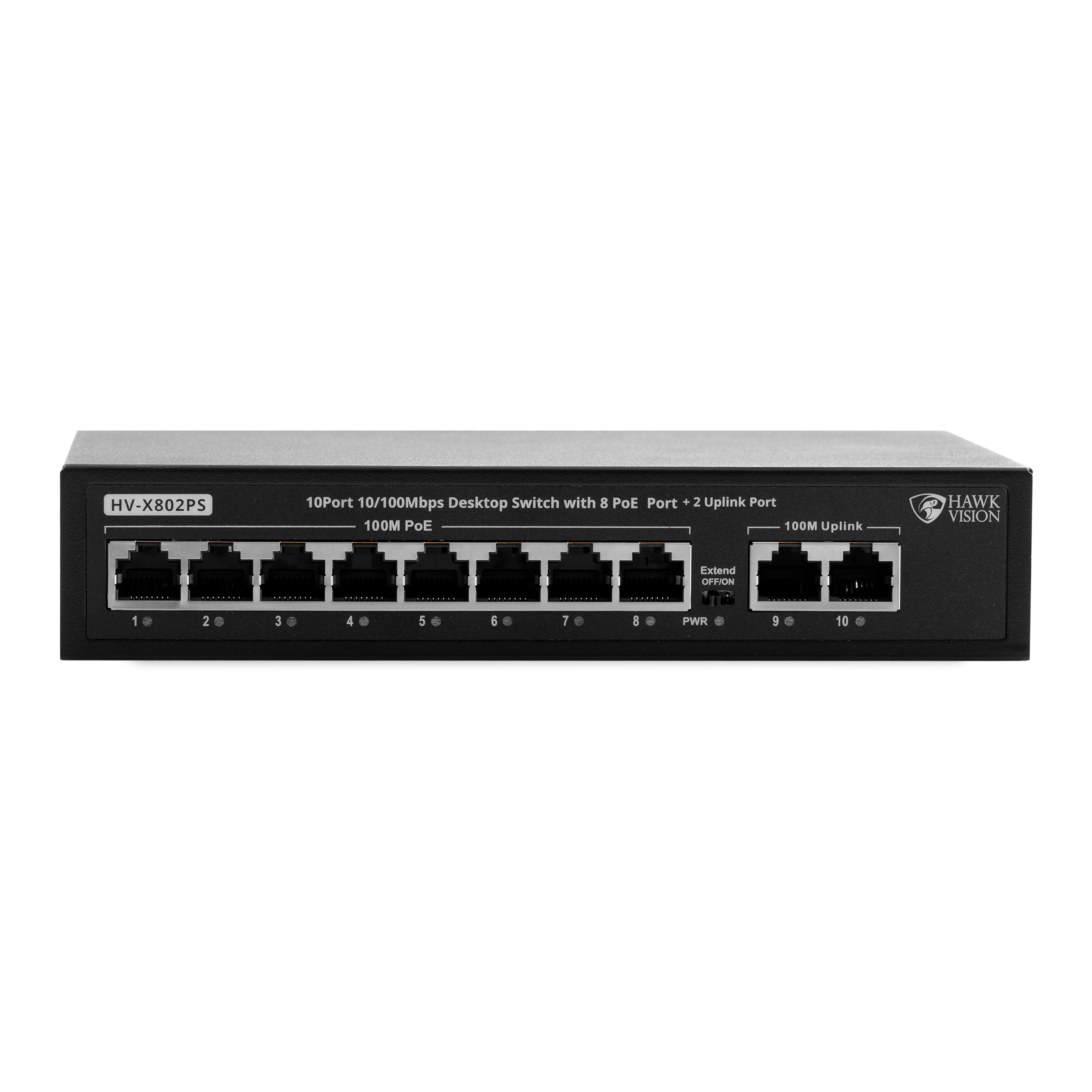 HV-X802-PS  8+2 UPLINK PoE SWITCH