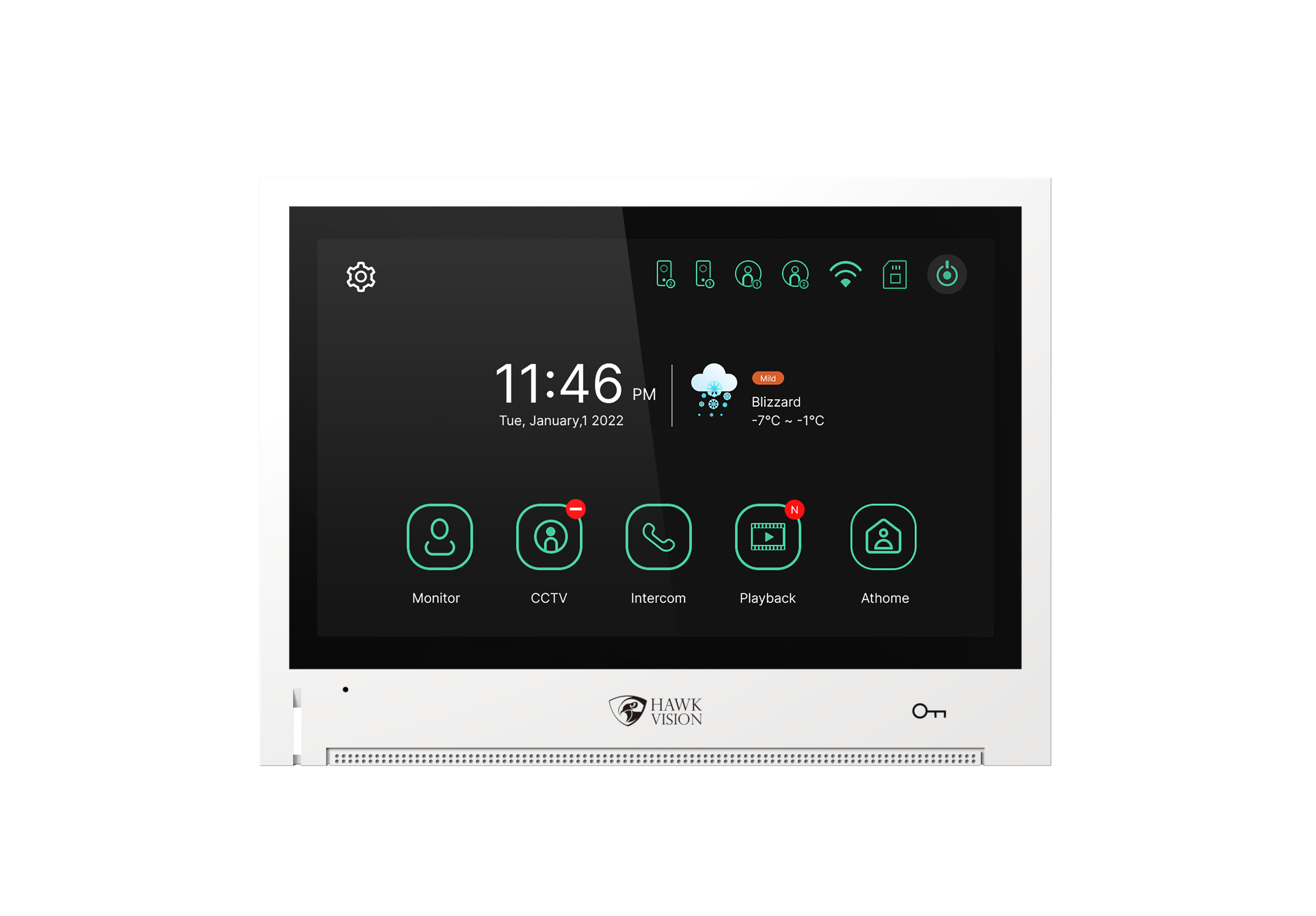 HV-IP-805  8 Inch INDOOR STATION