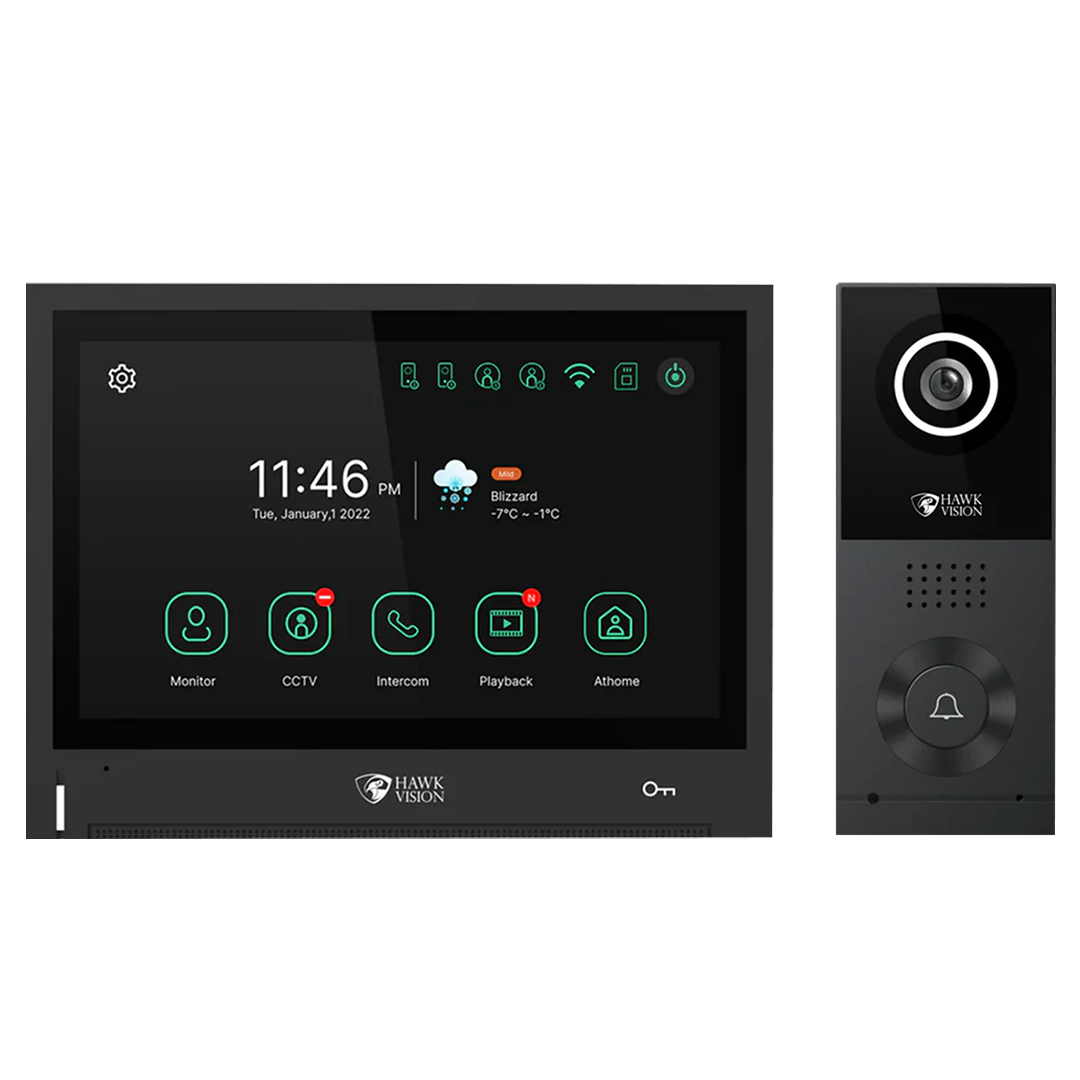 Best Video Door Phone Online  WiFi VDP Single Bell Kit