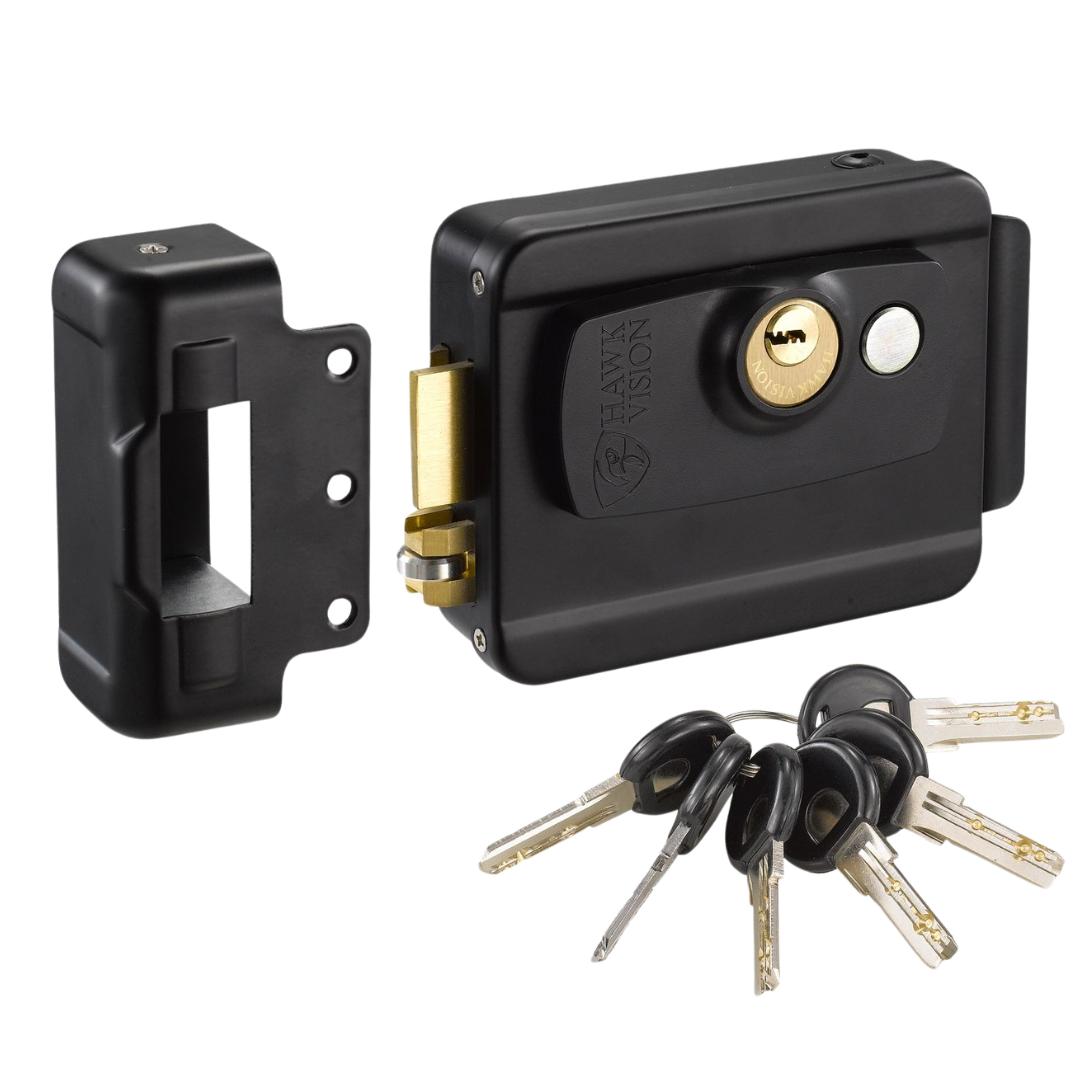 Electric Gate Lock with 5 Keys – High-Security & Durable Design