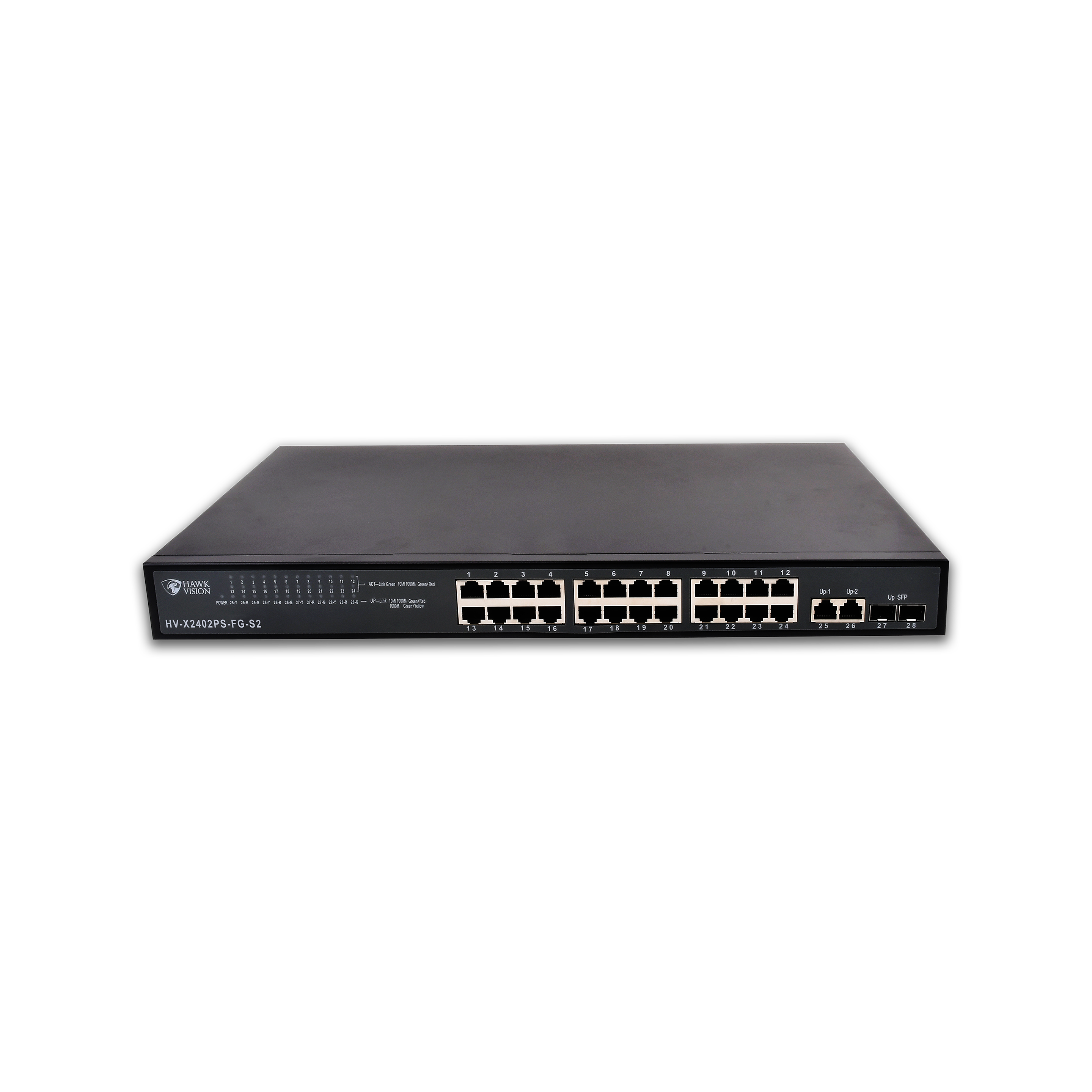 HV-X240PS-FG-S2 24+2+2 FULL GIGA PoE SWITCH