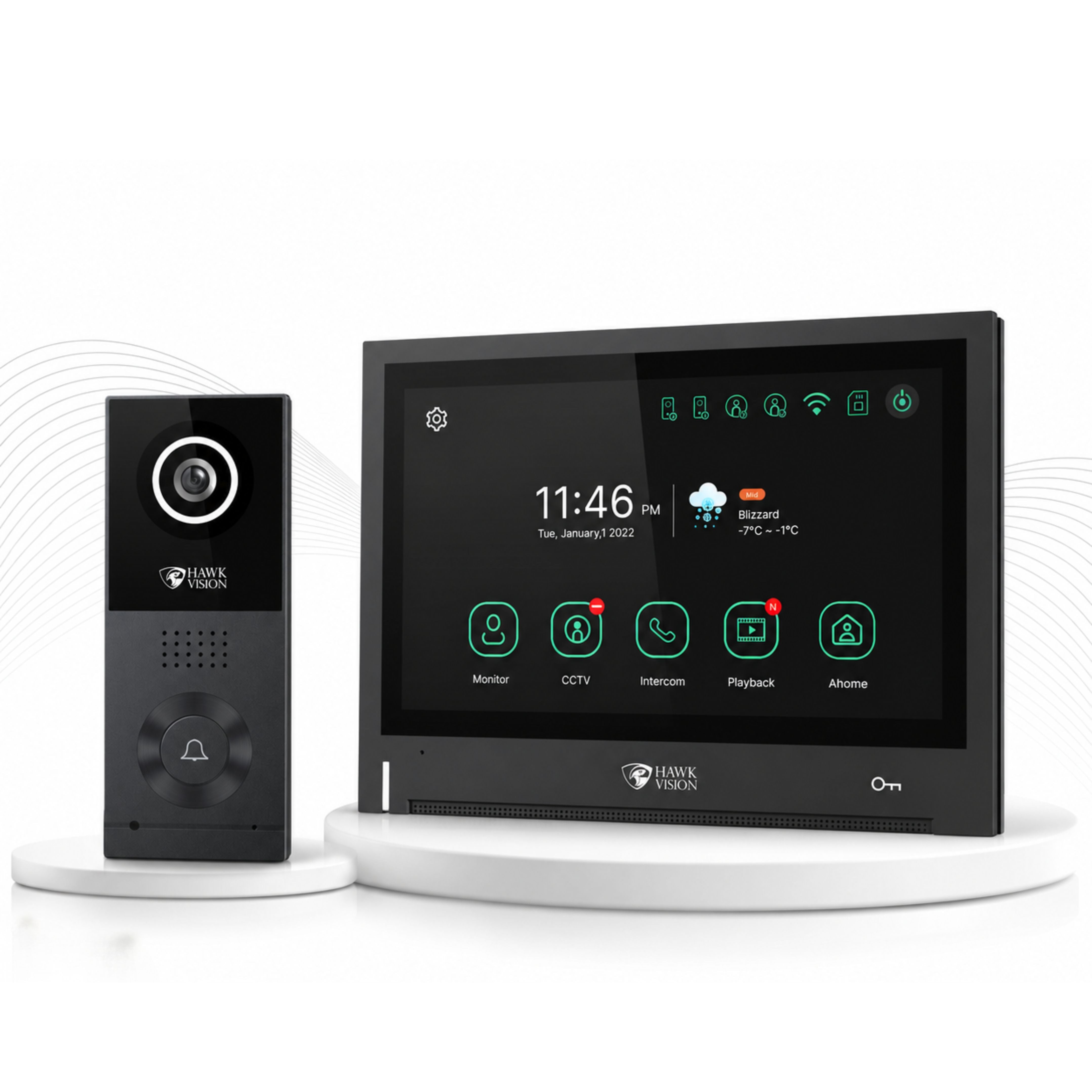 Best Video Door Phone Online  WiFi VDP Single Bell Kit