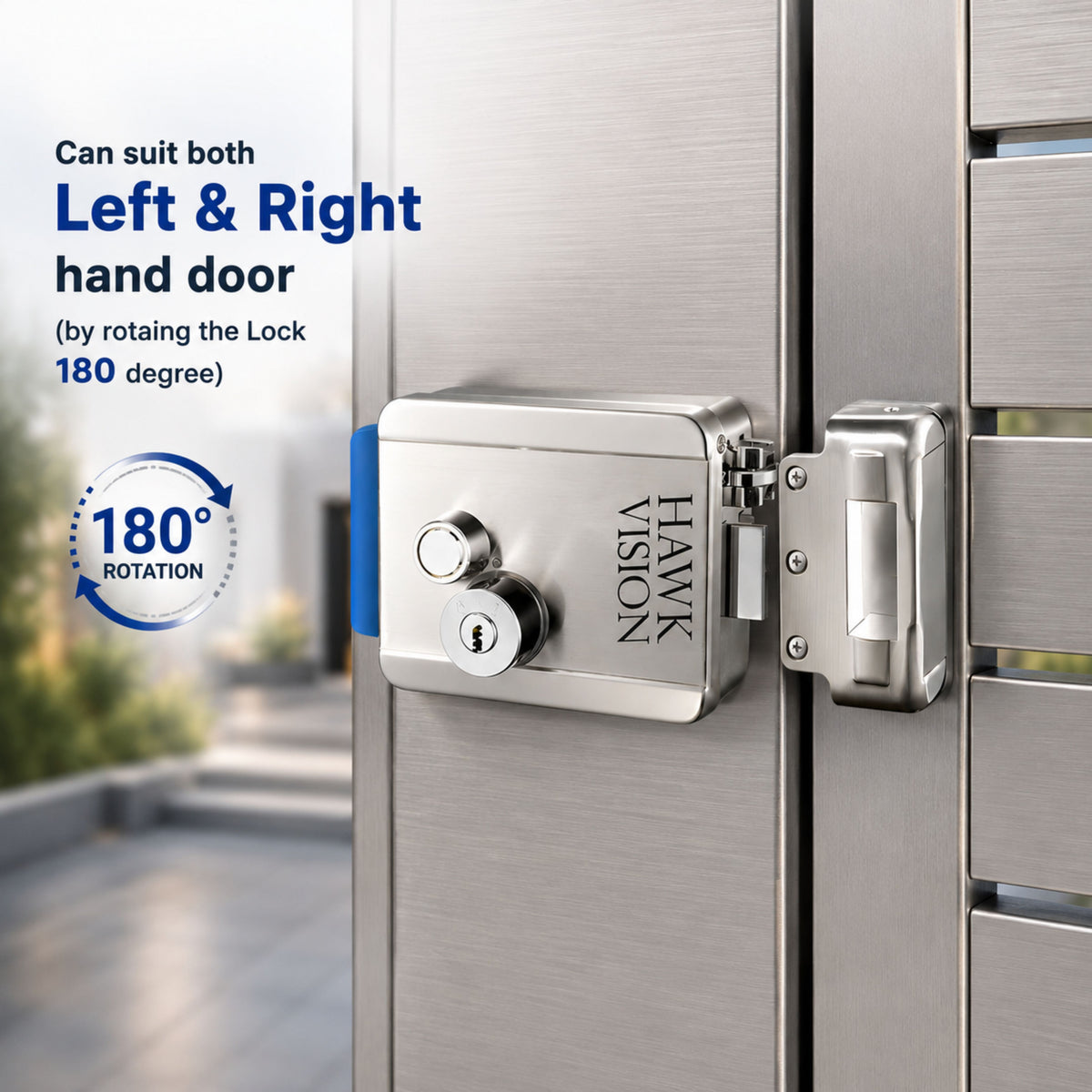 HV-DL-202  STAINLESS STEEL ELECTRONIC LOCK WITH 5 KEYS