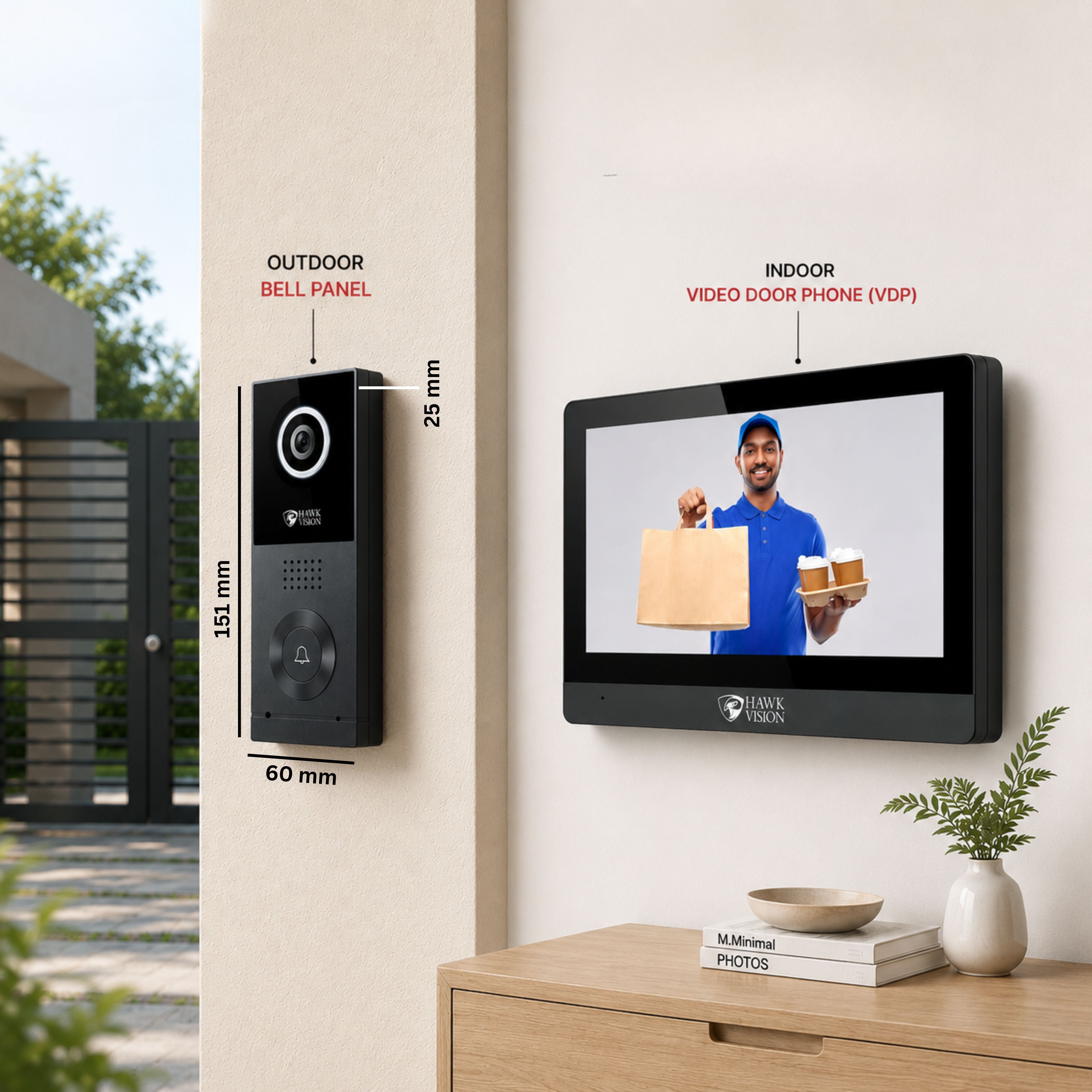 HV-IPK-VL-1002 10"Inch-Ip-Video-Door-Phone