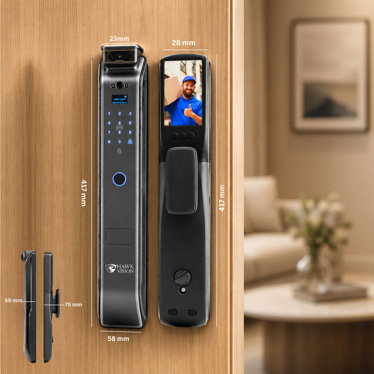 Digital Door Lock - HV-SDL-F75-M